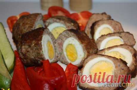 Готовим оригинальные яйца по-шотландски | Четыре вкуса