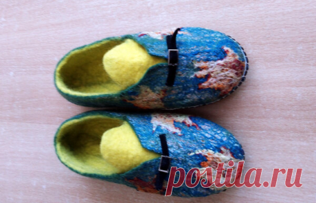 Как валять тапочки без колодки по шаблону | HandMade39.Ru | Яндекс Дзен