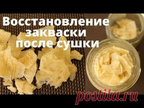 КАК ВОССТАНОВИТЬ ПОСЛЕ СУШКИ ЗАКВАСКУ ЛЕВИТО МАДРЕ / ОЖИВИТЬ / РЕАНИМИРОВАТЬ СУХУЮ LIEVITO MADRE