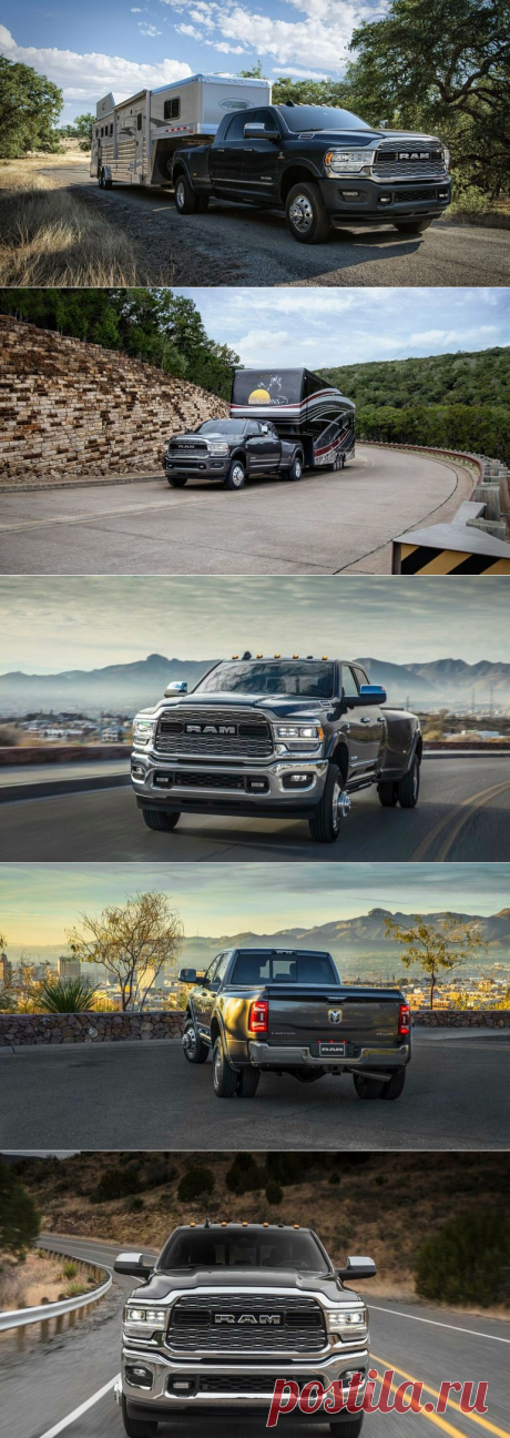 Новый грузовой пикап Dodge Ram 3500HD - с максимальным крутящим моментом 1354 Нм.