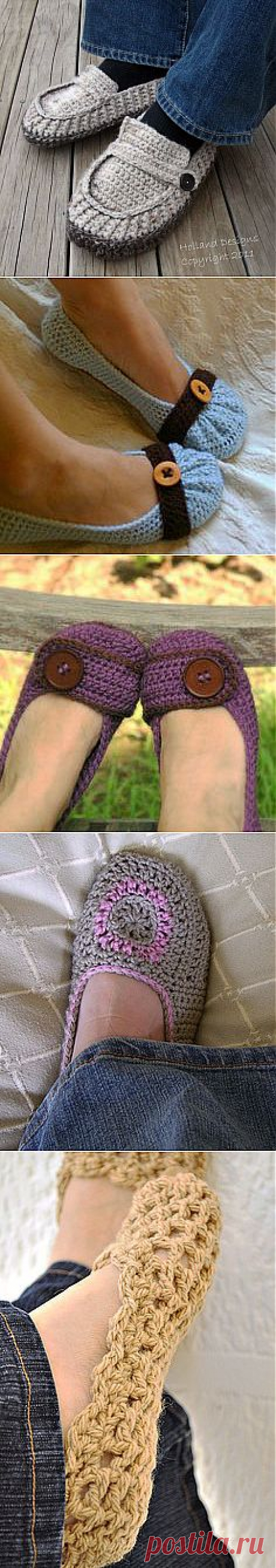Download Now - CROCHET PATTERN Modern Mens Loafers / Slippers - Patte…