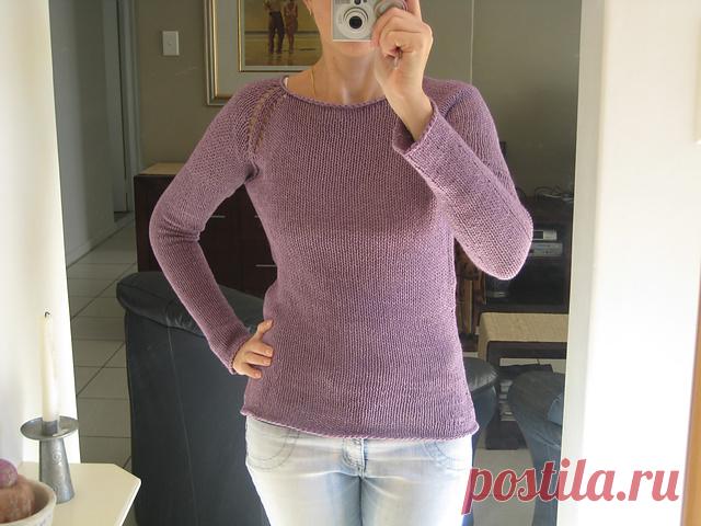 Ravelry: Фиолетовый узор свитер с Дженифер Старк