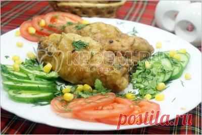 Куриные рулетики с начинкой