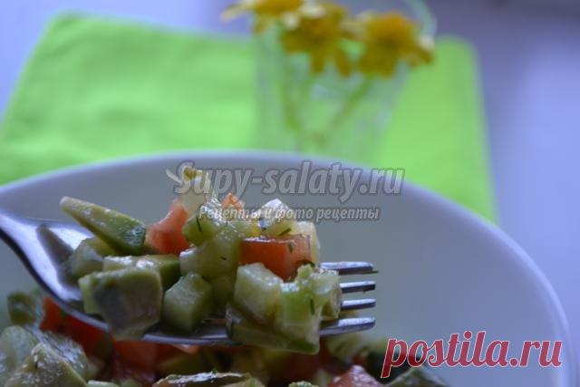 Салат для девичника из авокадо. Рецепт с пошаговыми фото