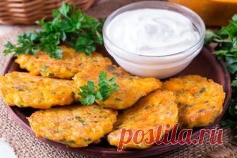 Драники из тыквы / Меню недели