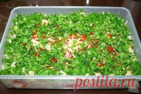 "Самый вкусный салат, который я когда либо пробовала!"- название такое!