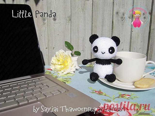 Схема вязания панды крючком