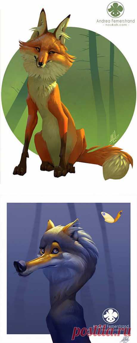 Сказочные иллюстрации Andrea Femerstrand