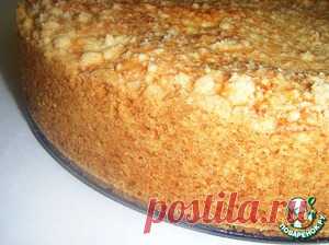 Творожно-абрикосово-маковый пирог - кулинарный рецепт
