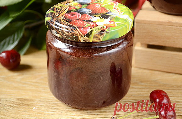 Оригинальное вишневое варенье с шоколадом Готовим очень вкусное вишневое варенье с шоколадом - прекрасный десерт для чаепития