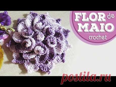 FLOR DE MAIO - CROCHÊ "Soraia Bogossian - Mundo de Soraia"