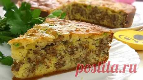 Заливной пирог с печенью и рисом! САМЫЙ Быстрый Бюджетный Пирог!