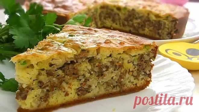 Заливной пирог с печенью и рисом! САМЫЙ Быстрый Бюджетный Пирог!