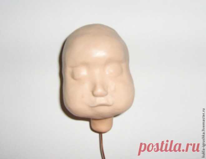 Лепка головы куклы из полимерной глины - Ярмарка Мастеров - ручная работа, handmade