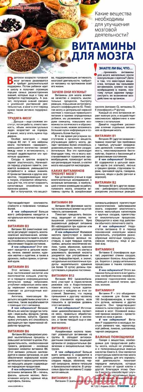Витамины для мозга
| японские узоры спицами