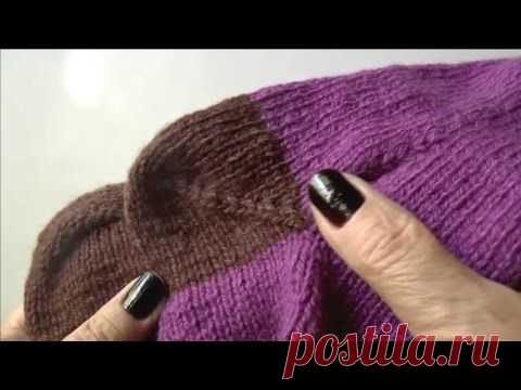 КАК ЗАМЕНИТЬ ПЯТКУ В ВЯЗАНЫХ НОСКАХ KNITTING REPLACE HEEL SOCKS: Дневник группы «ВЯЖЕМ ПО ОПИСАНИЮ»: Группы - женская социальная сеть myJulia.ru