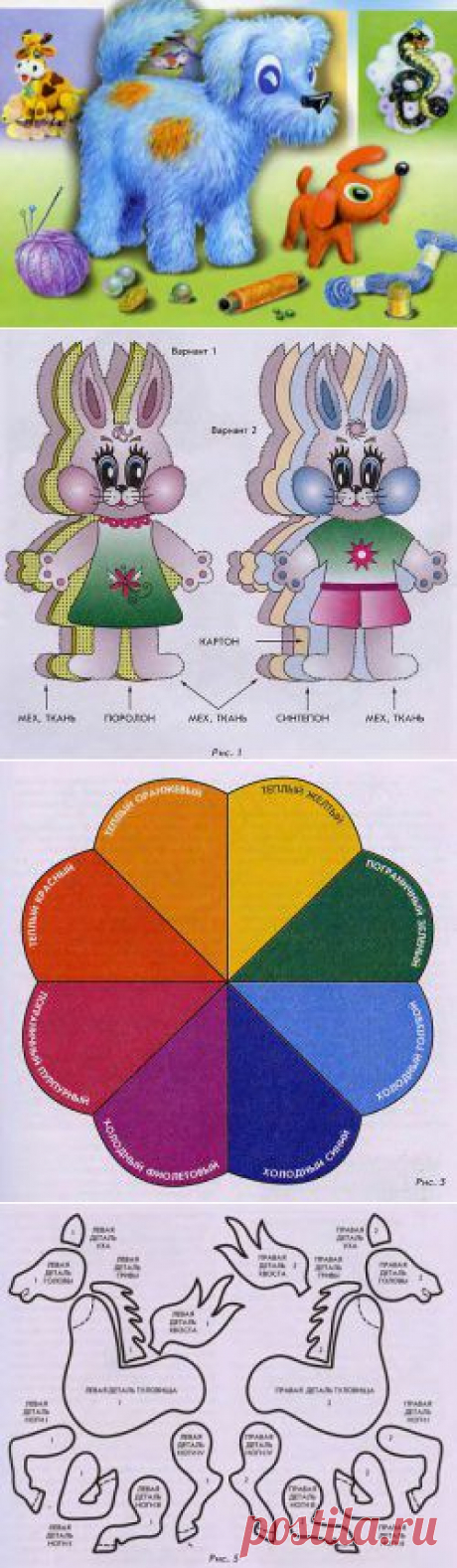 Учимся шить мягкие игрушки (часть 1) / Шитьё / В рукоделии