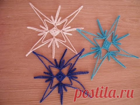 ❄️ Śnieżynka, śnieżka na szydełku nr 3 - snowflake on crochet nr 3