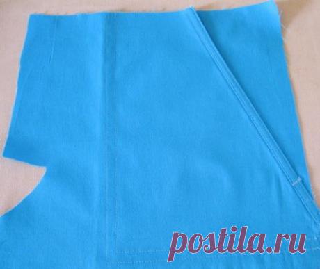 Накладной карман «наоборот».