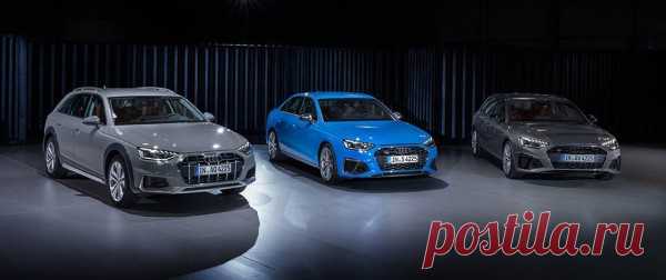 Audi A4 2020 - рестайлинговые модели - цена, фото, технические характеристики, авто новинки 2018-2019 года