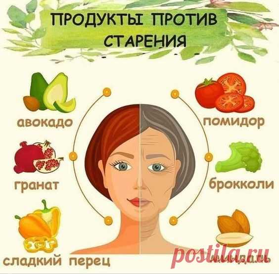 ЧТО НУЖНО ЕСТЬ, ЧТОБЫ НЕ СТАРЕТЬ?