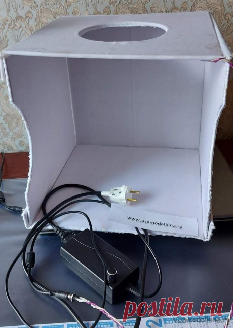 Самодельный Light Box В прошлом году подарил сестре на день рождения самодельный Light Box. Сестра творческий человек и для съемки ее изделий Light Box просто необходим.Посмотрел модели на Aliexpress и был разочарован, самые простые стоили недешево, свет у них слабый, более дорогие модели были лучше, но останавливала