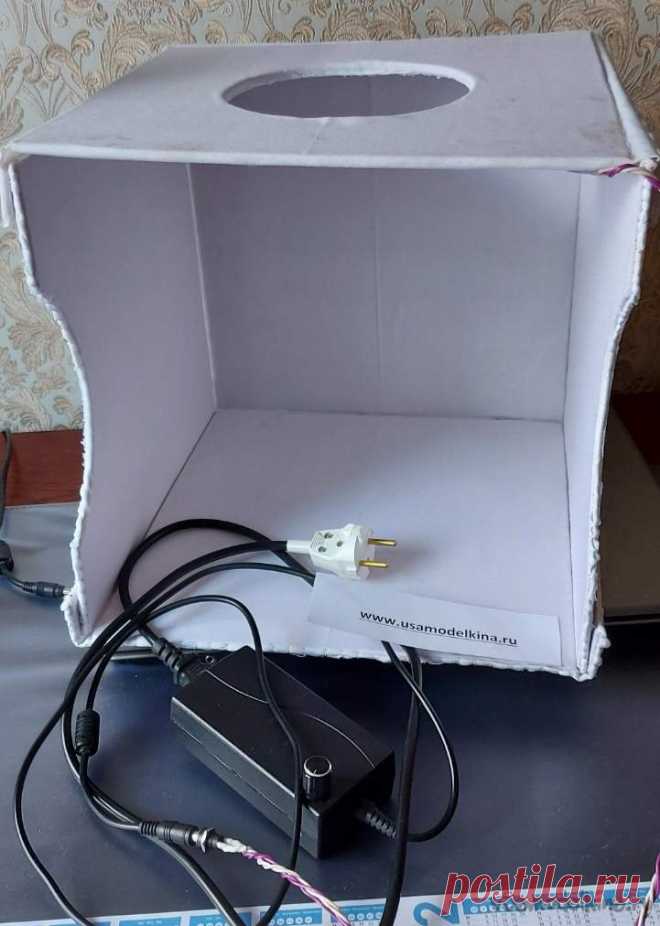 Самодельный Light Box В прошлом году подарил сестре на день рождения самодельный Light Box. Сестра творческий человек и для съемки ее изделий Light Box просто необходим.Посмотрел модели на Aliexpress и был разочарован, самые простые стоили недешево, свет у них слабый, более дорогие модели были лучше, но останавливала