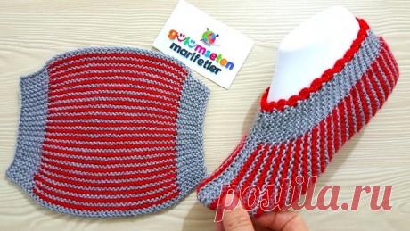 Легкие следки спицами одним полотном выполнила Gülümseten Marifetler
Описание: https://prjaga.ru/vyazanie-dlya-zhenshchin/noski-tapki/legkie-sledki-spicami-odnim-polotnom