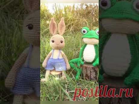 Amigurumi summer #amigurumi #crochet #toys #frog #bunny #cat