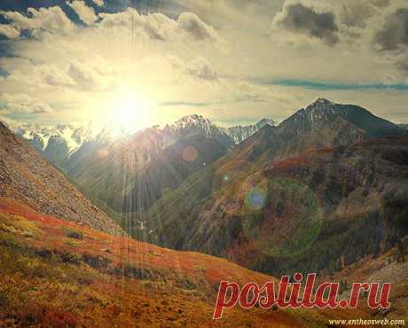 Лучи солнца, как сделать блики в фотошопе | Мир графики и