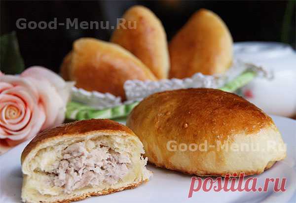 ПИРОЖКИ С МЯСОМ В ДУХОВКЕ - рецепт с пошаговыми фото