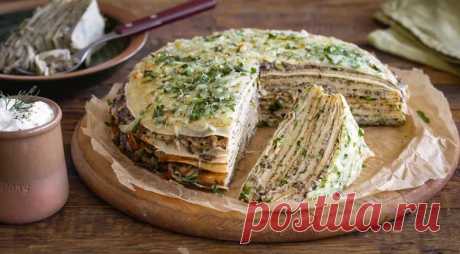 Блинный торт с грибами и сыром, пошаговый рецепт с фото на 457 ккал Блинный торт с грибами и сыром. Вкусный рецепт приготовления с пошаговым описанием, фото и отзывами. Удобный поиск рецептов и кулинарное вдохновение на Gastronom.ru