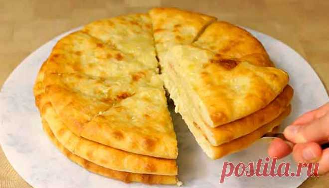 Осетинские Пироги с курицей и сыром картошкой и капустой Рецепты Осетинских пирогов с сыром в духовке. Пошаговое приготовление Классических пирогов по-осетински с картошкой и капустой