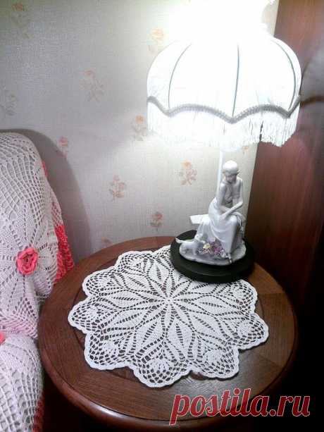 Плед, скатерти, салфетки крючком