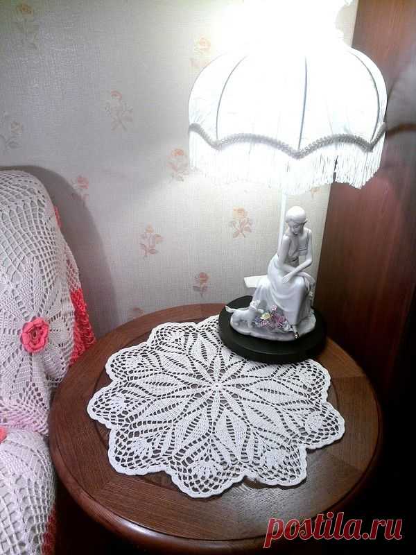 Плед, скатерти, салфетки крючком