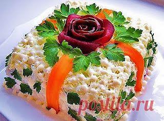 Кулинарные Рецепты: САЛАТ "ВДОХНОВЕНИЕ"