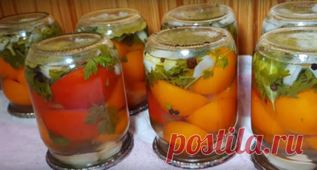 Закусочные помидоры для зимы — мой любимый рецепт