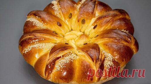 Евгения Полевская | Это просто | Готовлю вкусный и ароматный сдобный пирог с начинкой из шоколада: удачное тесто и выглядит красиво
