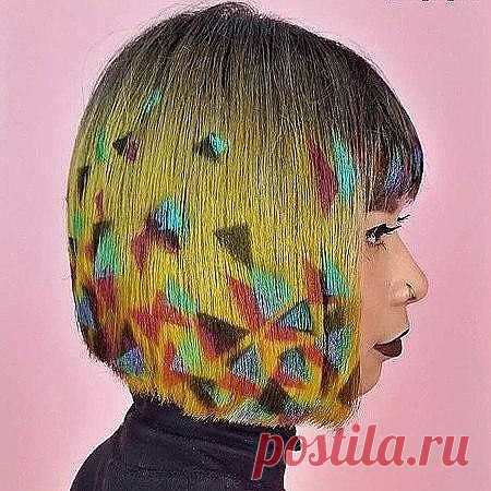 Рисунки на волосах