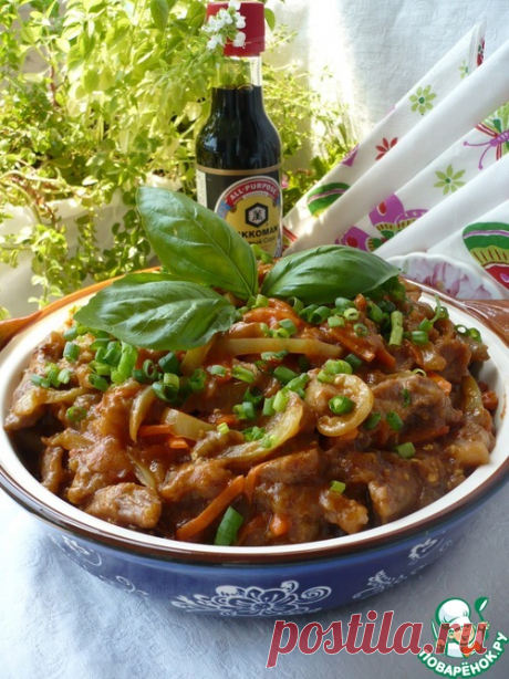 Баклажаны с мясом по-китайски – кулинарный рецепт