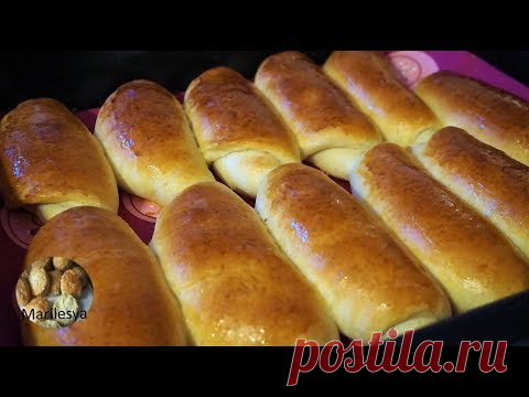 Рогалики,булочки с варёной сгущёнкой слоистые и мягкие