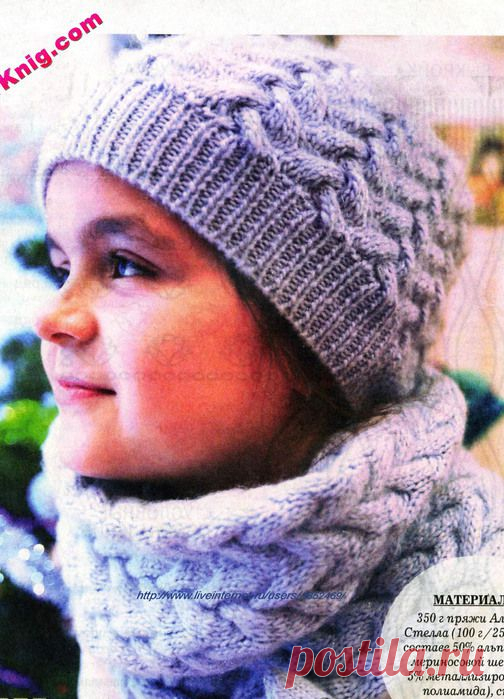 Воздушные шапка и снуд