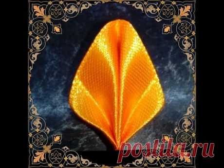 Лепесточек канзаши из ленты 2.5 см. New petal kanzashi.