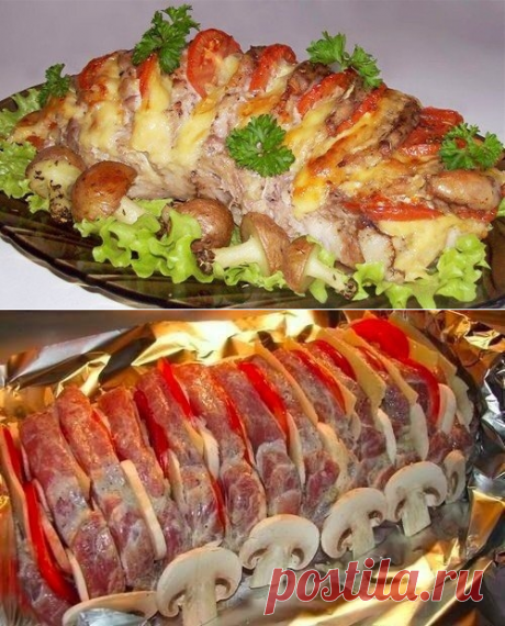 Как приготовить мясо гармошка - рецепт, ингридиенты и фотографии