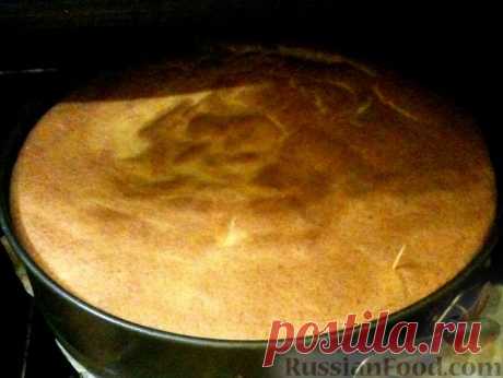 Рецепт: Бисквит с тыквой на RussianFood.com