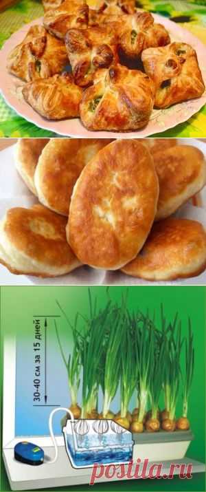 Слойки с зеленью и яйцом | Мой садочек