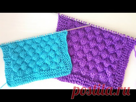 Bubblemuster stricken - Kostenlose Strickmuster