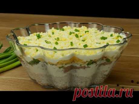 Одна из самых популярных рыбных закусок - “Салат с тунцом” | Appetitno.TV
