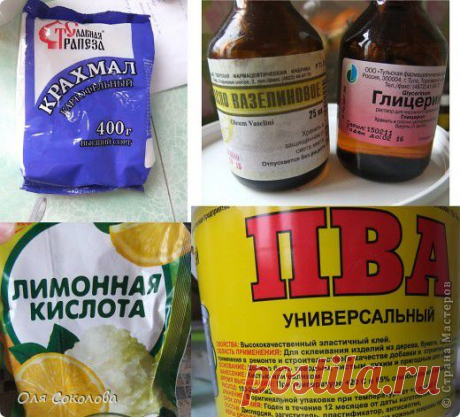 Холодный фарфор из картофельного крахмала. Мастер-класс