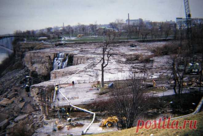Что скрывают воды Ниагары: как ремонтировали знаменитый водопад Люди танцевали на земле, что 12 тыс лет была скрыта водой